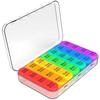 Portable Medication Dispenser 28 Compartments