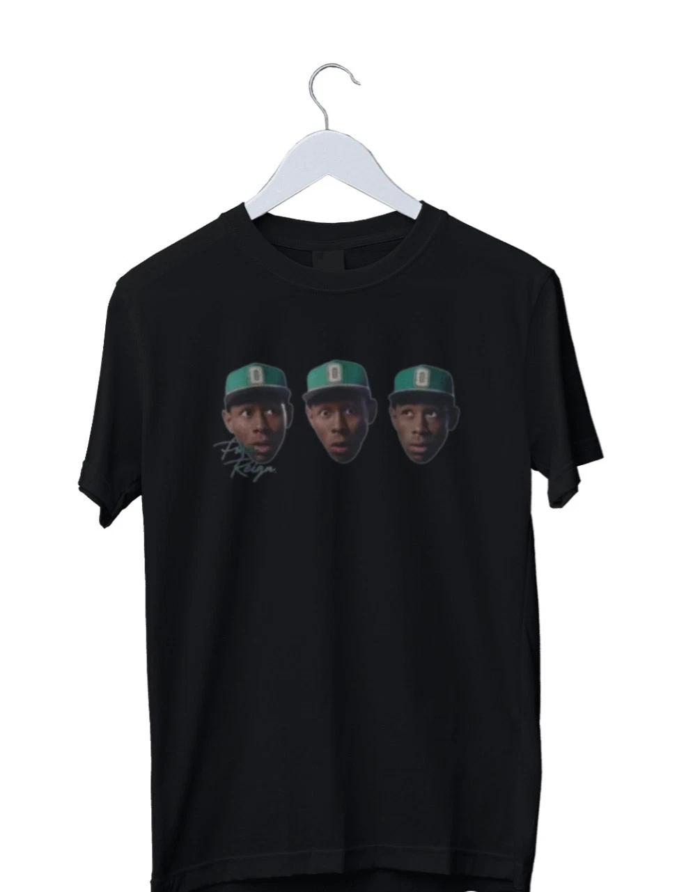 Men s Casual Graphic Tyler The Creator 3 Heads Graphic Print T-Shir... XL