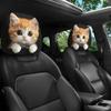 2Pcs Elastic Car Headrest Covers Dust-proof Automobile Pillowcase Auto Headrest Sleeve  Dog Lovers