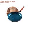 Authentic Zhangqiu Hand-Forged Wrought Iron Frying Pan, 30cm with Lid