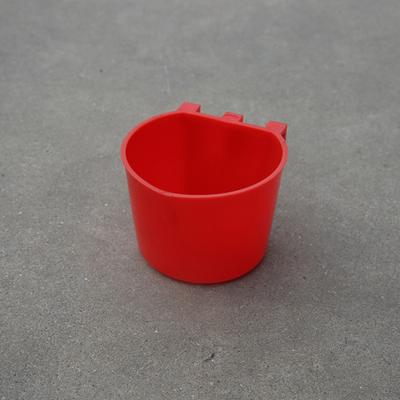 Yousheng 10 Stück Kunststoffkäfig Futterbecher Drei Hängehaken Vogelnäpfe Wasserspender Hühner Tauben Fütterungs Bewässerungsschale