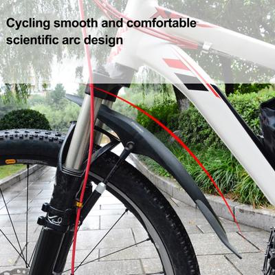 Bicycle Fender Quick Release Lightweight Full Cover Thick Wide Universal MTB Mountain Road Bike Front