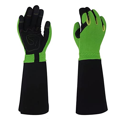 

TARATI Gardening Gloves, Professional Garden Gloves for Cacti, Roses, and Rose Care, Pruning, Rose Thorn Protection, Wear-Resistant, Long Sleeve Glove