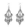 Retro court style, high-end sense, niche ethnic style earrings, ancient style, fringed water drop earrings, new Chinese personalized earrings.
