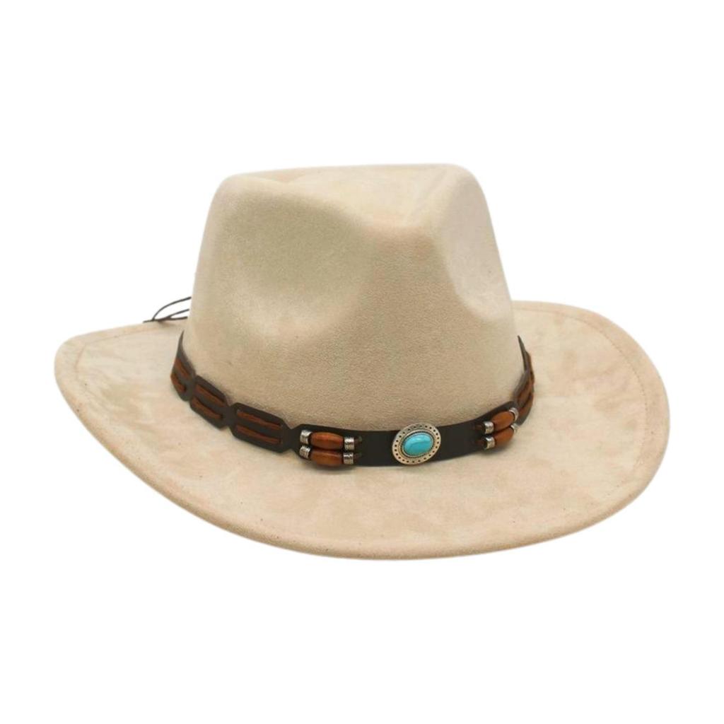 Top Hat Girls Resort Ethnic Style Knight Cowboy British Hat Elegant Summer Shade Travel Hat French Jazz Hat