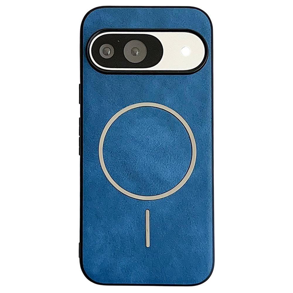 For Google Pixel 10 Pro/Pixel 10 Case Compatible with MagSafe Crazy Horse Texture Leather Back Phone Cover