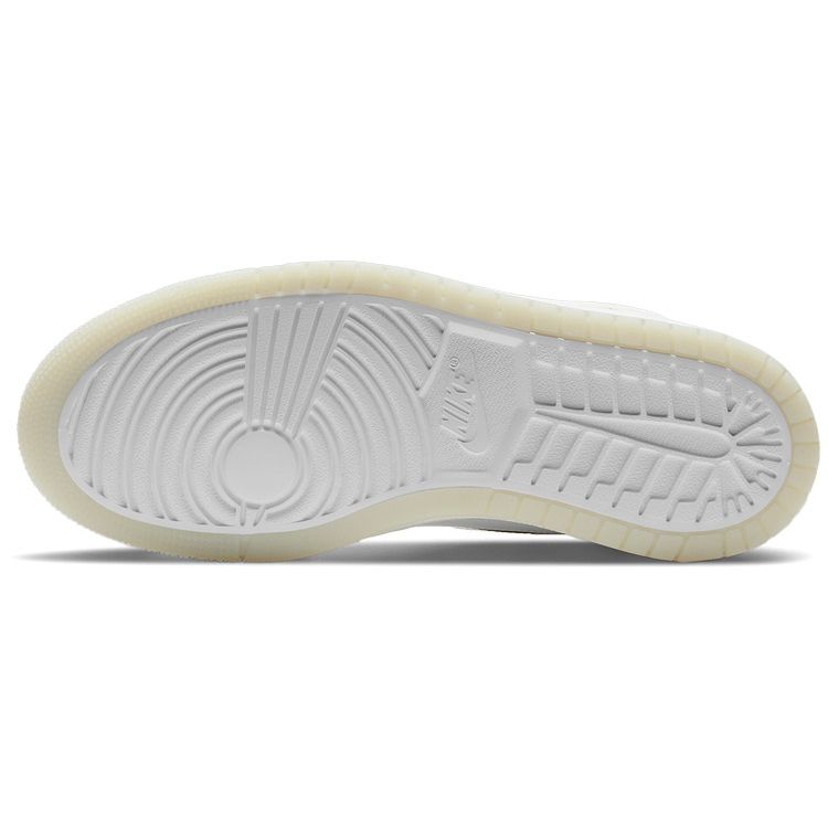 Air Jordan 1 High Zoom Comfort Light Bone Women Sneakers Cream Sea-Glass Black CT0979-002