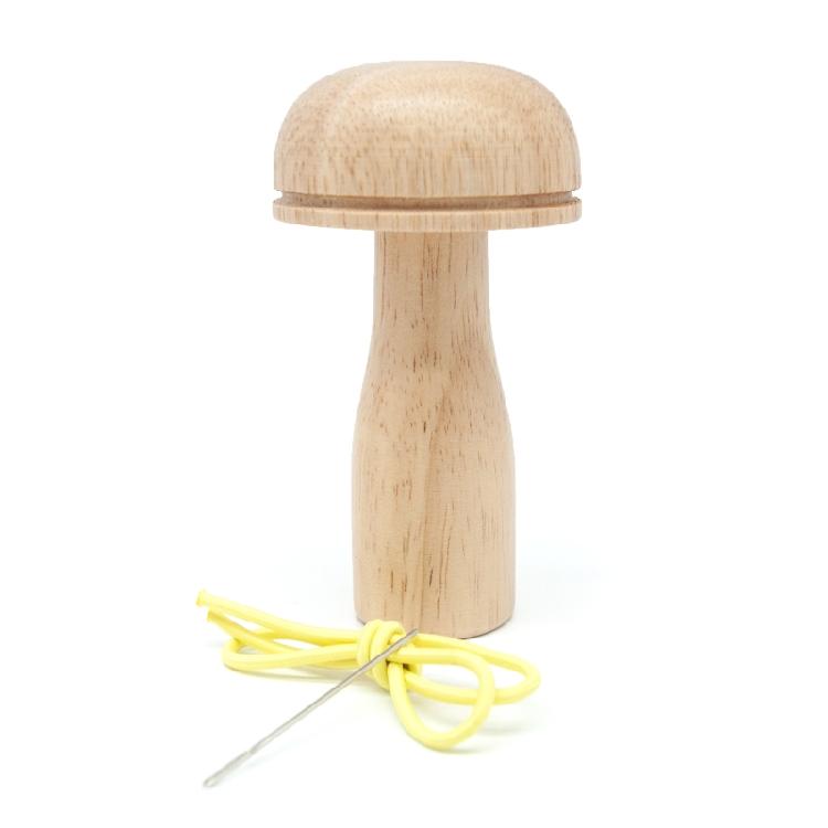 Mushroom Patchwork Utensile Wooden Darning Tool Weaving Crafts for DIY Sewing