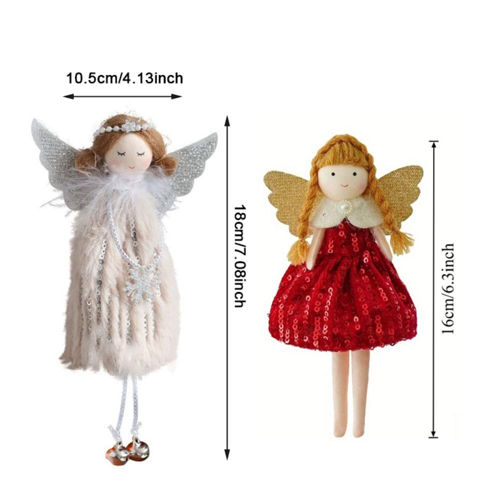 Lovely Design Christmas Tree Hanging Pendant Cute Style Hanging Angel Angel Doll  Home Decoration