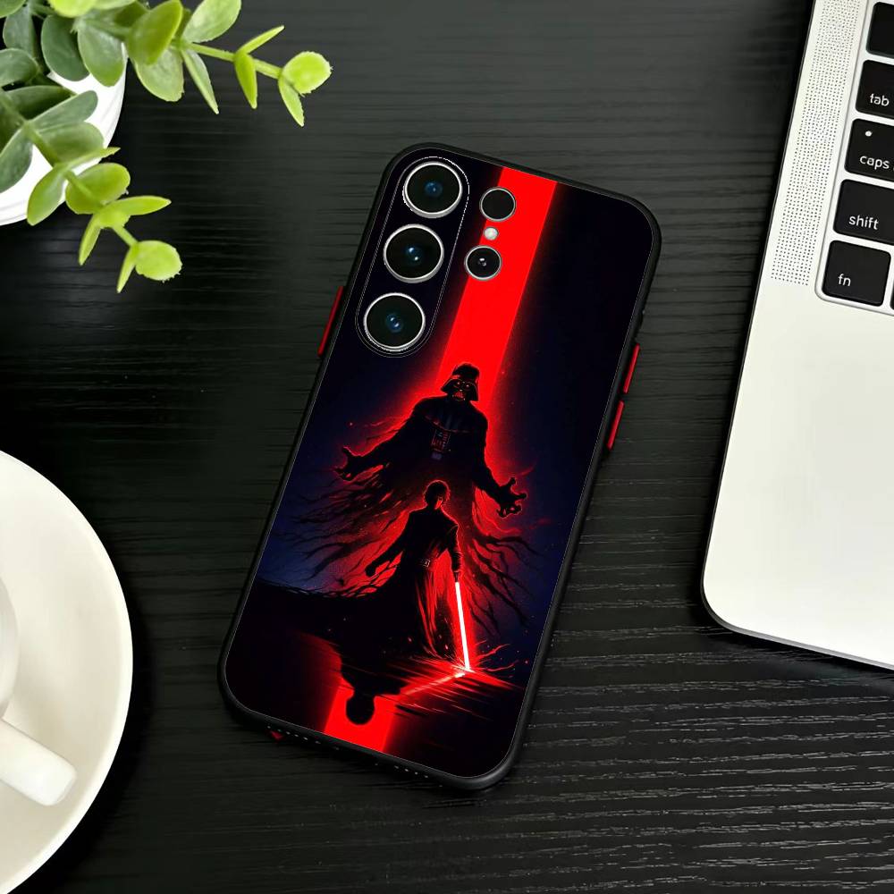 S-Star I-Wars Phone Case For Samsung S26,S25,S24,S23,S22,S30,S21,Ultra,Plus,FE 5G Black Soft Cover