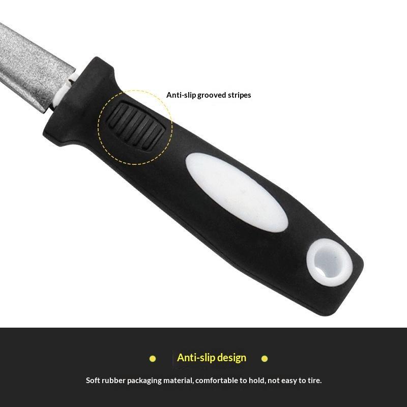 Diamond Sharpener Sharpener Metal Double Sand File To Sharpen Scissors Gardening Tools Sharpener one size