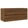 VidaXL Washbasin Cabinet Brown Oak 100x38.5x45 Cm Engineered Wood 815659