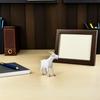 JOINPAYA Goat Figurines, 8-Piece Set, White Miniature Diorama Terrarium Tabletop Ornament, Farm Garden Decoration, 5cm