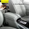 Spring Telescopic  66W 5A Fast Charging Type C Data Cable USB 3A Micro Car Phone Charger for iPhone13 14 Pro Sumsung Xiaomi POCO