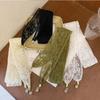 Flower Lace Ribbon Hair Scarf Dressing Decoration Long Neck Scarves Braids Headband  Head Scarf