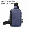 Oxford Cloth Chest Crossbody Bag Wear Resistant Adjustable Strap Unisex Fanny Pack Water Resistant Fabric Large Capacity