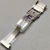 316L Stainless Steel Solid Buckle 18mm 20mm 22mm for Seiko Clasp Double Lock Folding Button Diver Buckle Metal Watch Accessories
