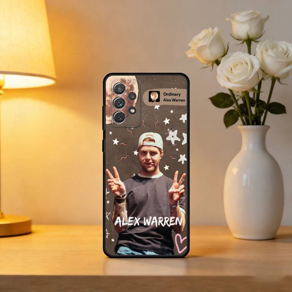 Singer A-Alex W-Warren Phone Case For Samsung Galaxy A73,A72,A71,A70,A53,A52,A51,Soft Silicone Black Cover