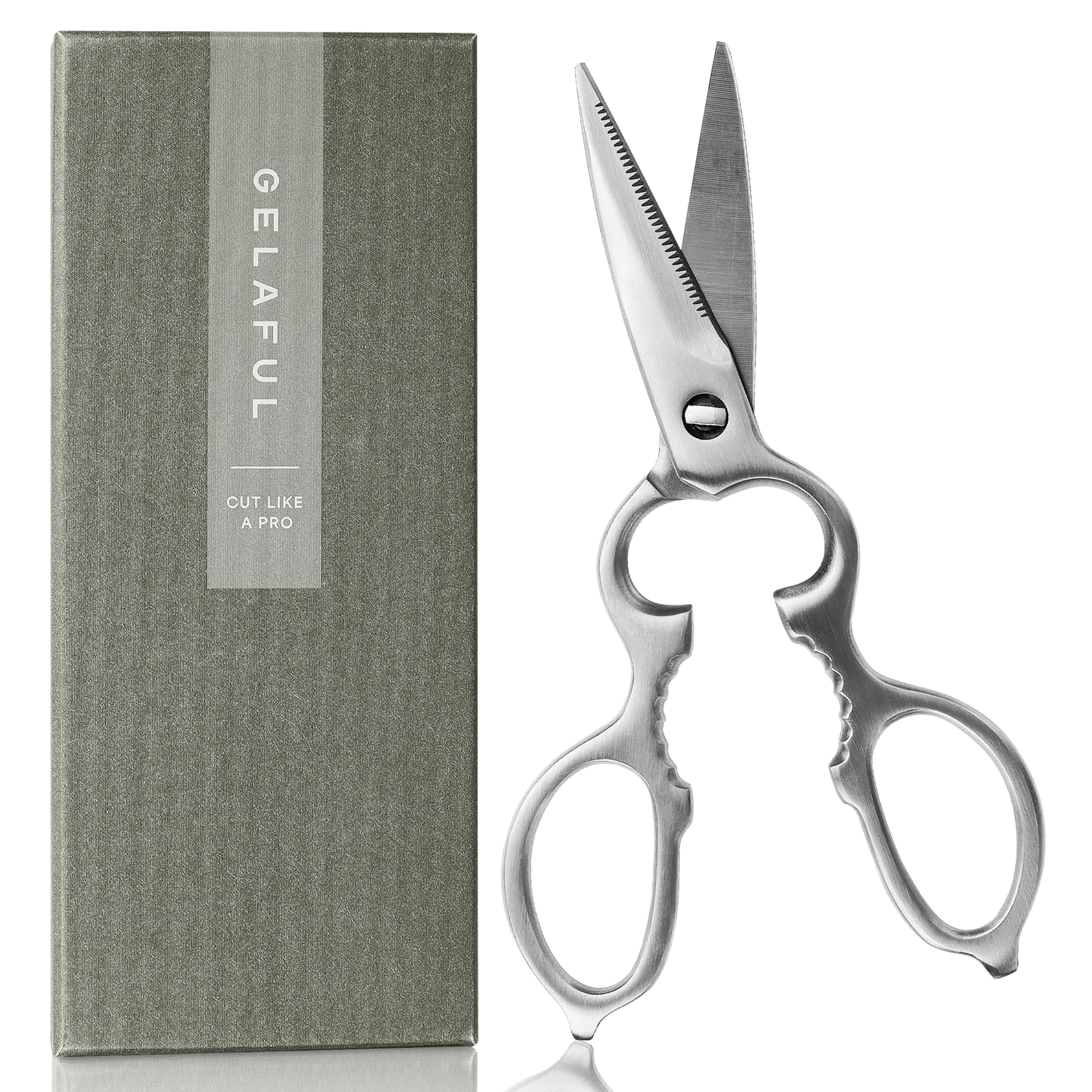 

представление класса Кухонные ножницы из коммерческой нержавеющей стали 420 лезвие режет помидоры черри и замороженные Поставляется с ластиком для