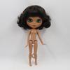 ICY Blyth doll 1/6 BJD 30cm doll with dark skin and short black curly hair matte face NUDE joint body BL950