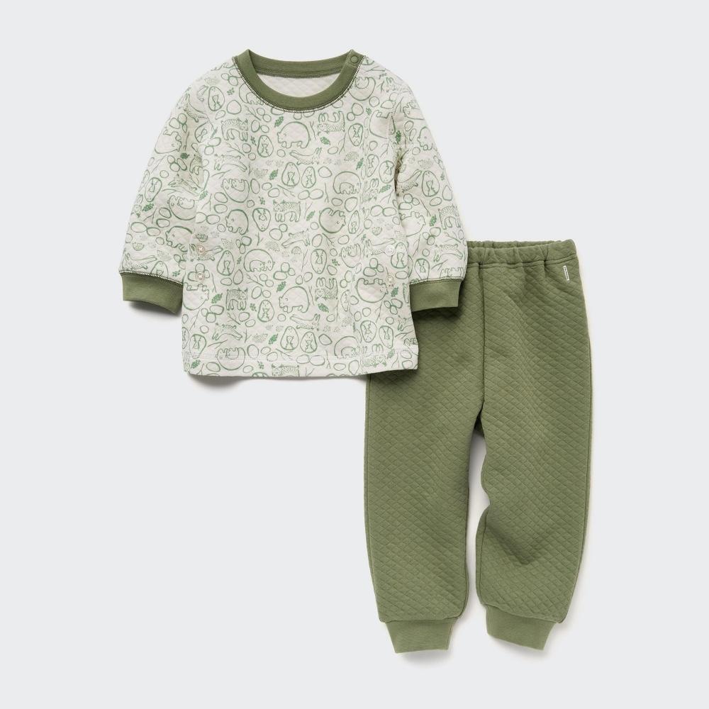 

UNIQLO ЯПОНИЯ Стеганая пижама с длинными рукавами