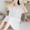 1011 new spring and summer new cloud cotton dress pajamas women's pajamas short sleeves large size Internet celebrities can be worn outside
