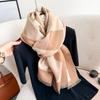 Women's Plaid Cat Imitation Cashmere Scarf Shawl