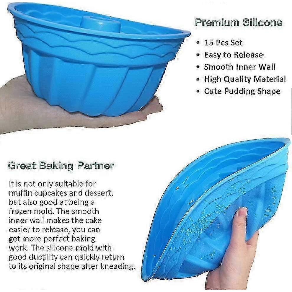 7-Inch Silicone Cake Mold with Matte Surface Reusable Silicone Cake Pan