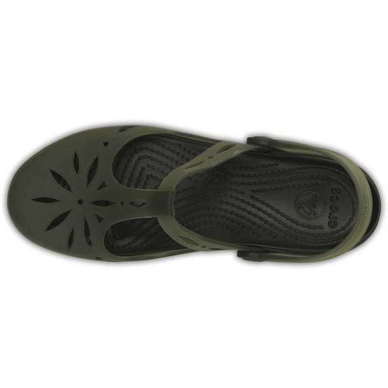 Crocs Carlie Minimalist Casual Jelly Soft Sole Sandals Women's Black