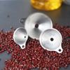 Manufacturer wholesale stainless steel funnel three-piece set kitchen tool small funnel household creative oil leakage set