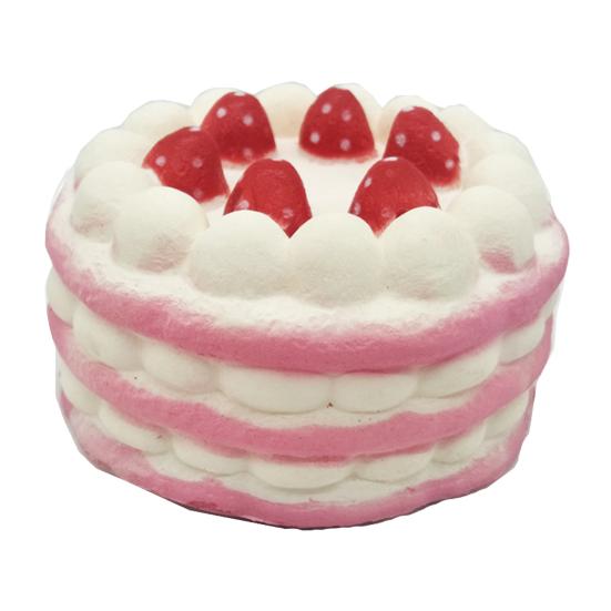Simulated Cake Squeeze Toy Soft Slow Rising Toy Rainbow Layer Cake Slice Stress Relief Sensory Toy for Adults Kids