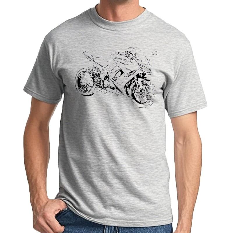Men's Hip Hop T-Shirt Designer Clothes Slim Fit For Motorcycle Street Z 1000sx Z1000sx Summer Novelty