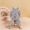 Plush Musical Rocking Horse with Wooden Base, Perfect First Birthday Gift for One-Year-Olds.