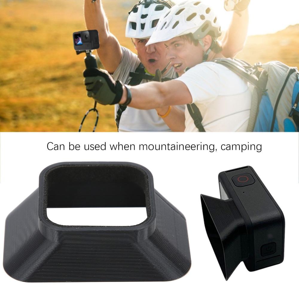 2 Pcs Hard Plastic Sunshade Lens Hood Lightweight Lens Hood Outdoor Photography