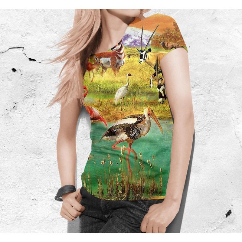 

Летние футболки с 3D-принтом в виде градиентного сердца, женская уличная одежда, повседневная мода Y2k, футболки с коротким рукавом, топы с круглым вырезом, одежда XL