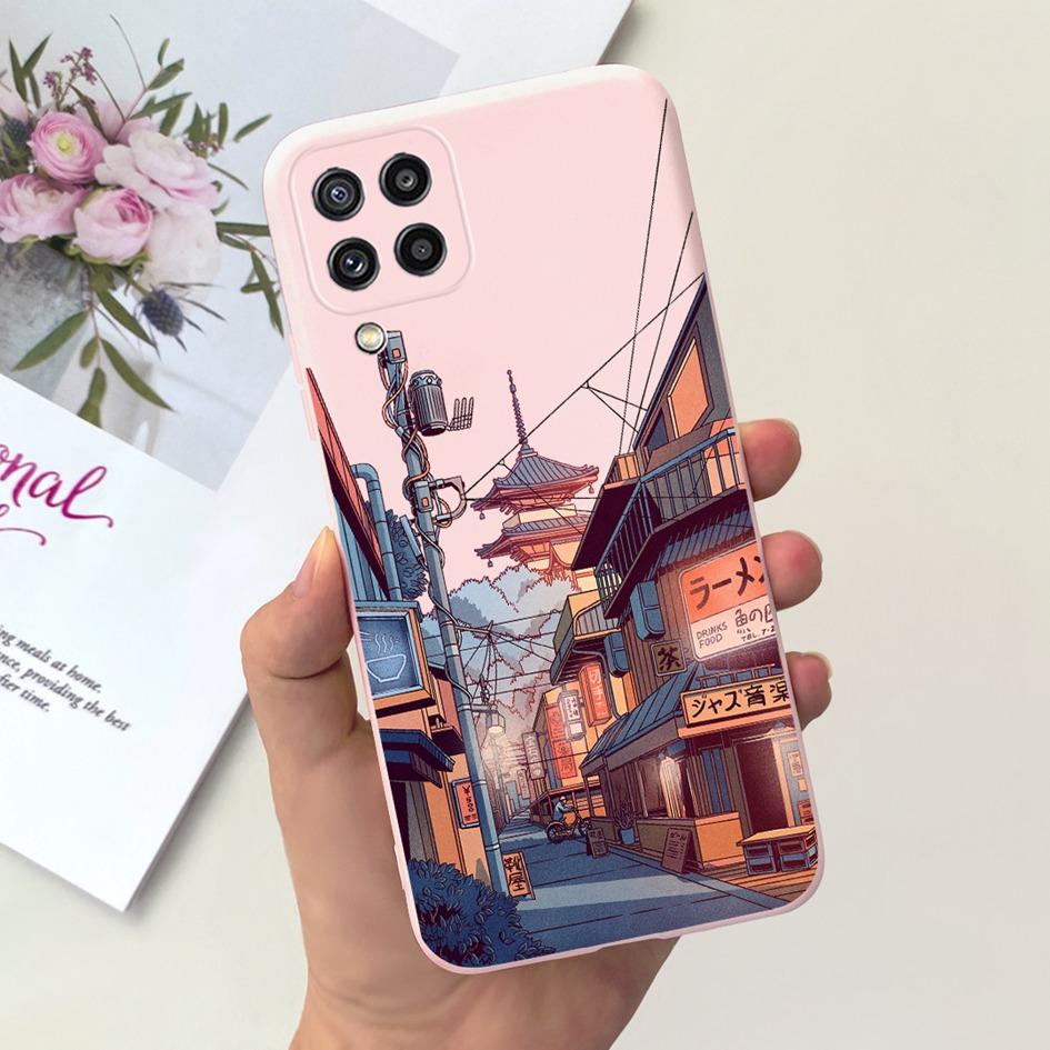 For Samsung M32 4G Case M325 SM-M325F Cover Cute Astronaut Duck Cat Phone Soft Funda On Samsung Galaxy M32 Bumper M 32 Protector