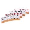 Poker Card Stand High Stability Smooth Edge Curved Shape Non-Slip Base Burr Free Reusable Playing-Card Holder Hands-Free Poker Stand Home Supplies
