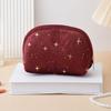 Large Capacity Velvet Makeup Bag Ladies Small Velvet Fabric Storage Bag Simple Portable Lipstick Cosmetic Organizer Clutch Bag