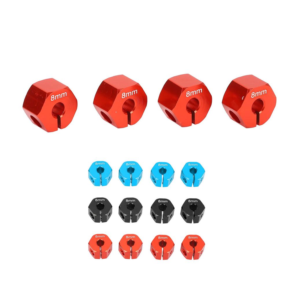 Hex Wheel Hub Adapter 8MM Thickness Aluminum Alloy Long Lasting 4.0mm Hole for SCX10 CC01 WRAITH 900