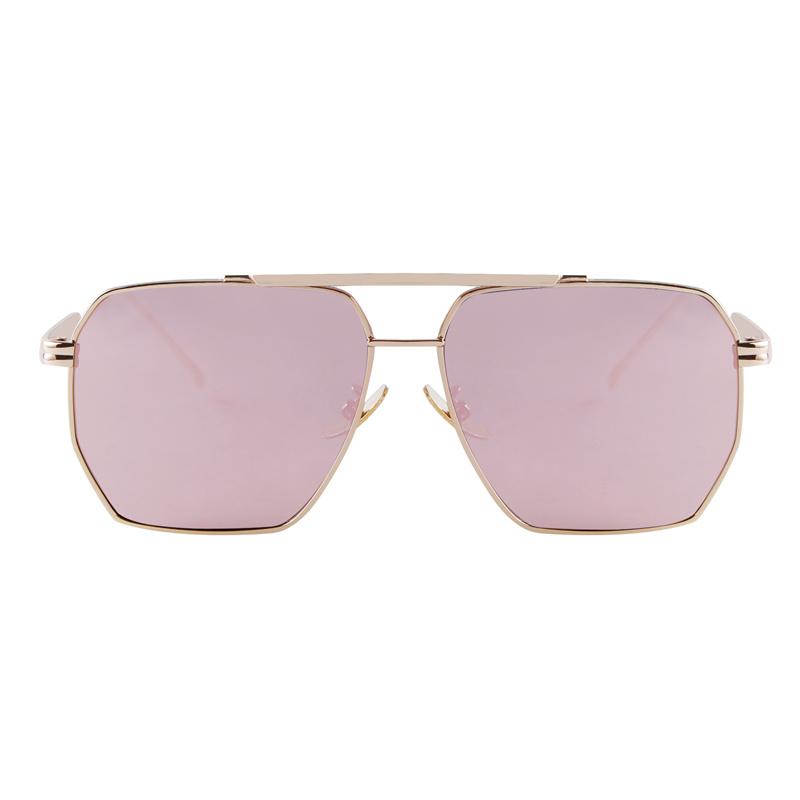 Sunglasses Female Stylish Trend Alloy Metal Frame Irregular Unique Eyewear Mens Designer Luxury Sun Eyewear Travel Fashionable