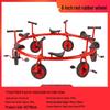 Children's Double Pedal Tricycle with Basket for Outdoor Play