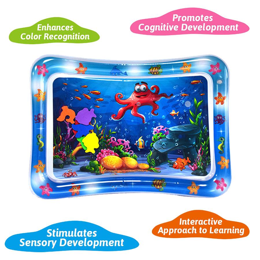 1Pc Inflatable Pvc Playing Mat Baby Play Water Mat Toddler Pad Kids Early Education Activity Toys Mat Cushion Gift