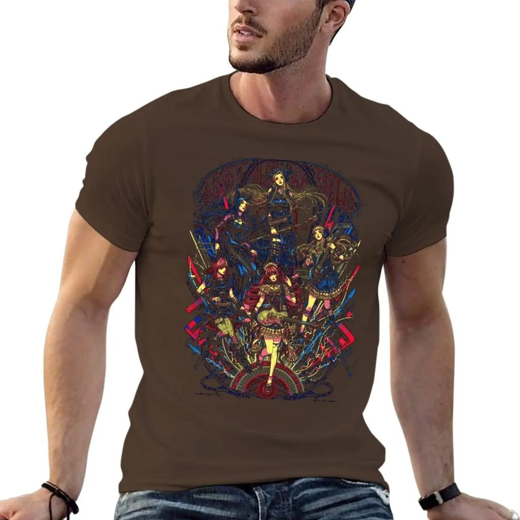 Band Maid 2023 T-Shirt Anime Grafik T-Shirts Schwarzes T-Shirt Lustige Herren Baumwoll-T-Shirts Sommer Mode Neuankunft Baumwolle Streetwear