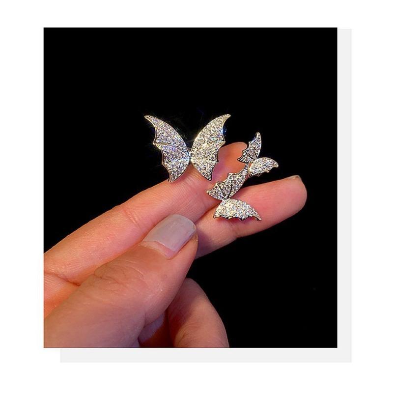 

Японские и корейские универсальные супер феи трехмерные кольца-бабочки для женщин, инкрустированные цирконием, насекомые в тренде Европы и Америки No. 10