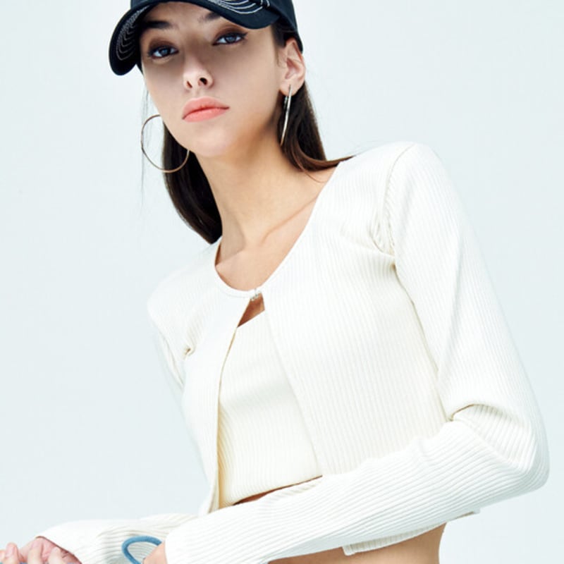 ATTENTIONROW FOR WOMEN 22FW01WY02 Flower Logo Embroidered Stitch Ball Cap (Black)