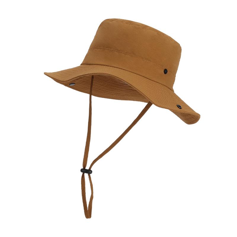 

Летняя уличная шляпа от солнца с широкими полями для мужчин и женщин, для альпинизма, рыбалки, пеших прогулок, водонепроницаемая быстросохнущая шляпа-ведро