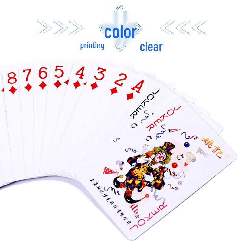 Yaoji Langlebige Papier-Spielkarten - 10er-Pack