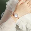 Diamond-Encrusted Alloy Bracelet Watch, Premium Waterproof Quartz Watch, Women'S Quartz Watch