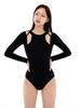 Wikeunain Saint Hall Bodysuit Monokini Long Sleeve Swimsuit
