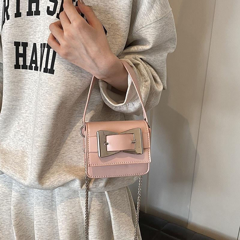 Trendy Mini Handheld Bag For Women 2024 Stylish Chain Shoulder Crossbody Bag